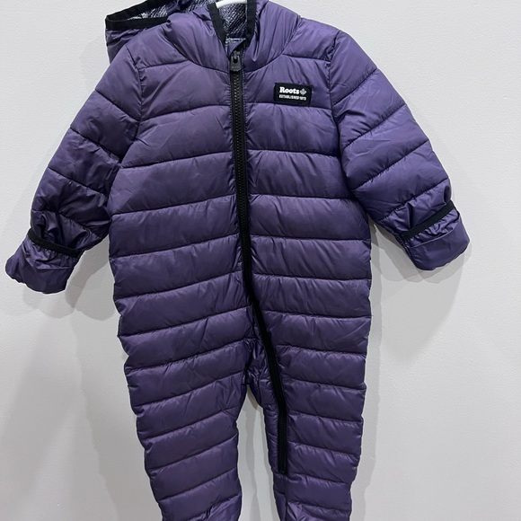 Roots Other - Roots Purple Puffer Snowsuit 12-18 Months